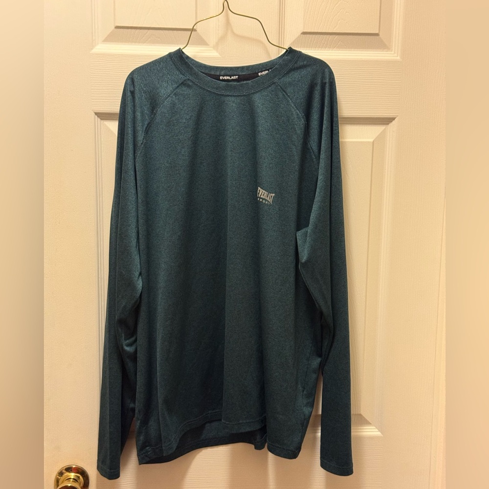 Everlast  Sport Dark Teal Long Sleeve Tee
